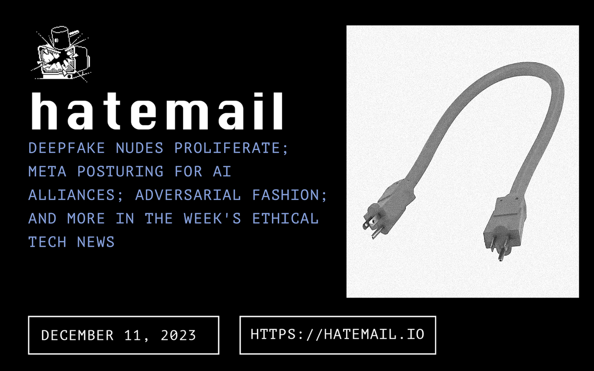 hatemail tech newsletter 2023-12-11